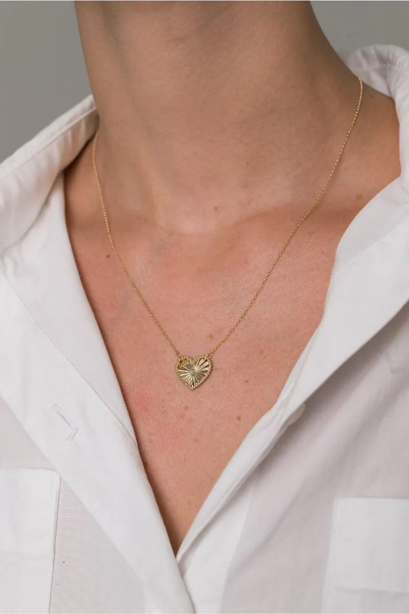 Colar Coração Lumine, joia em ouro 18k
