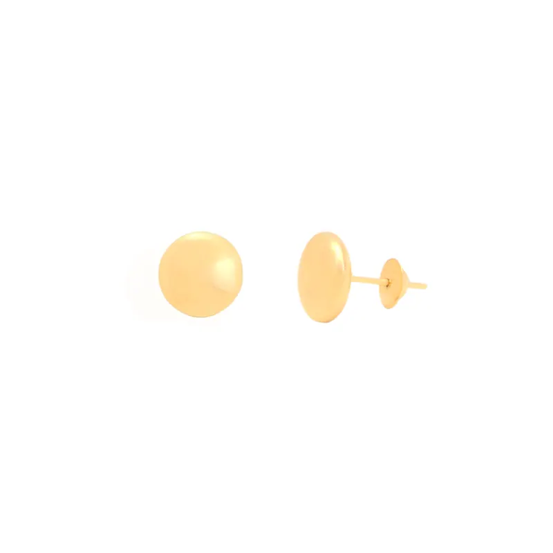 Brinco Lentilha M, joia em ouro 18k