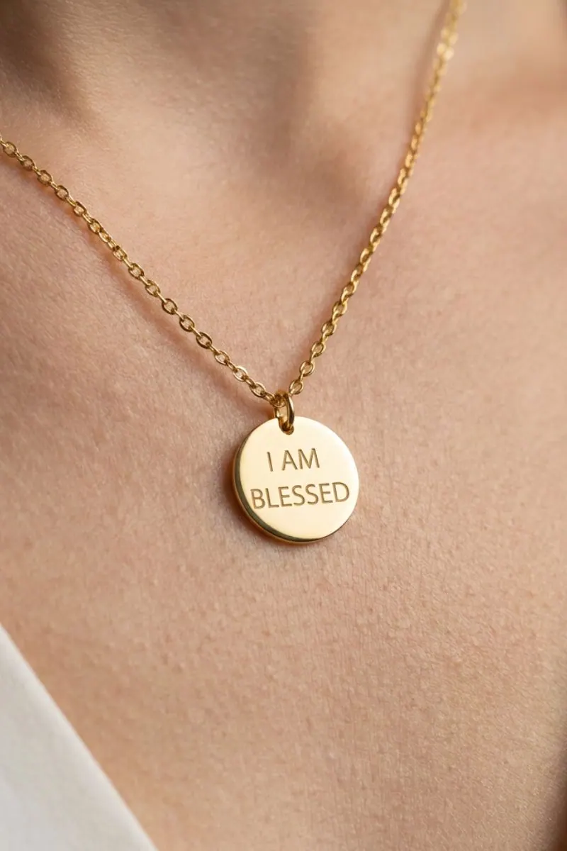 Placa Redonda 1cm, joia em ouro 18k