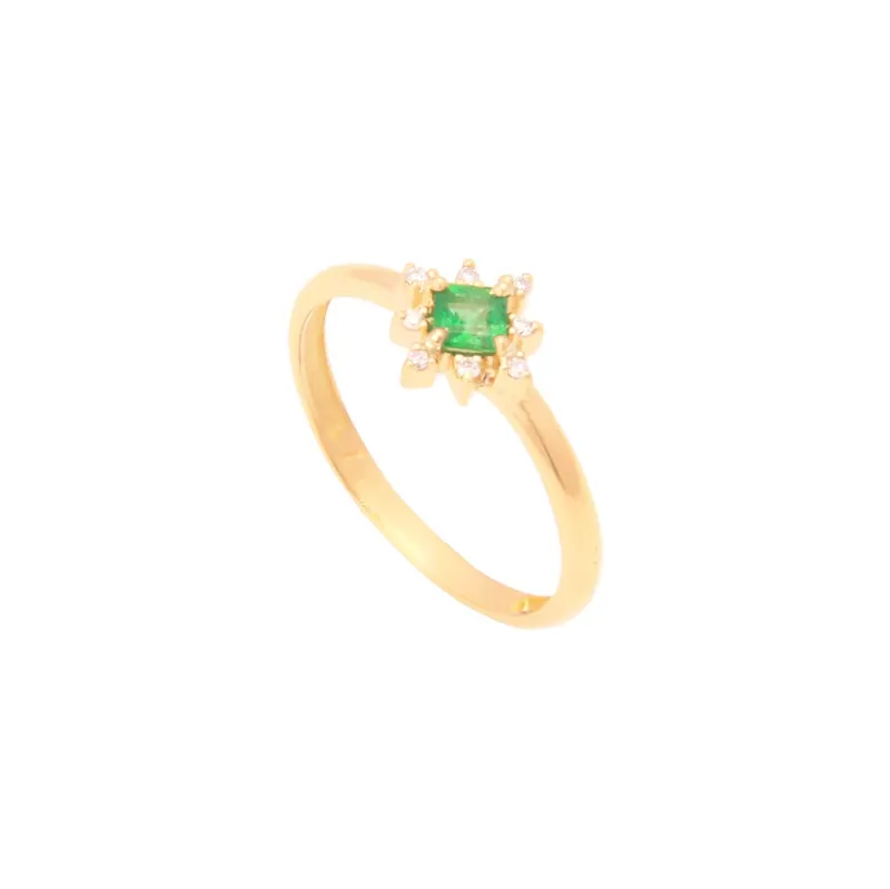 Anel Jubia, joia em ouro 18k