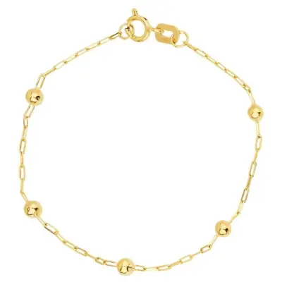 Pulseira de Bolas, joia em ouro 18k
