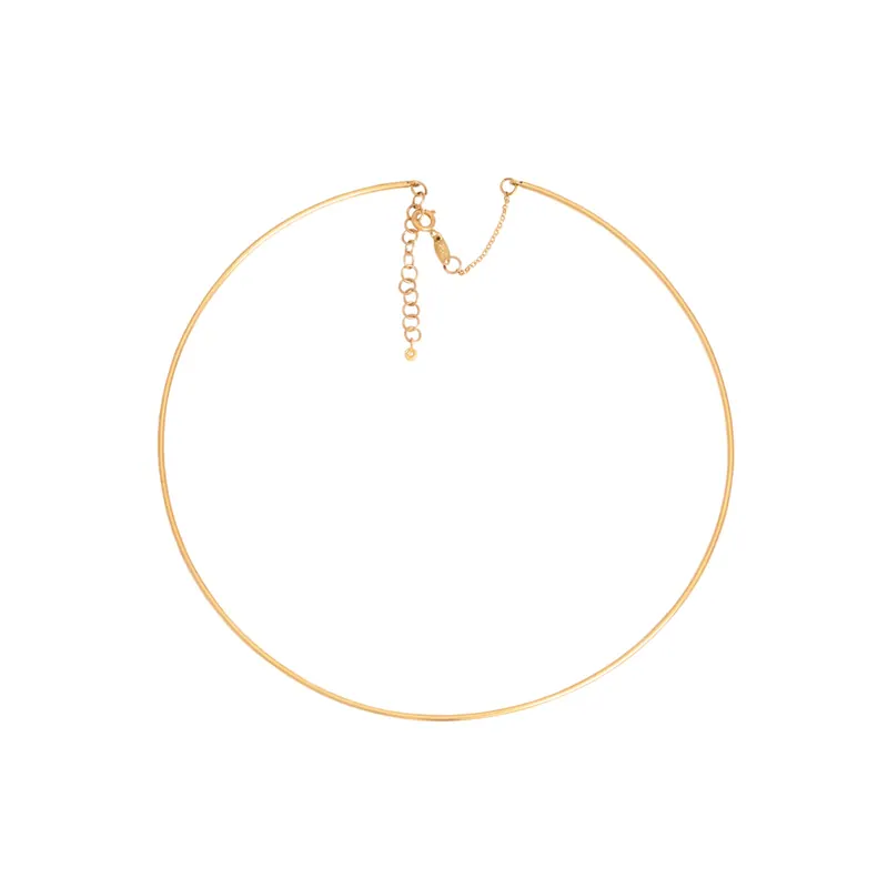 Choker Aro, joia em ouro 18k