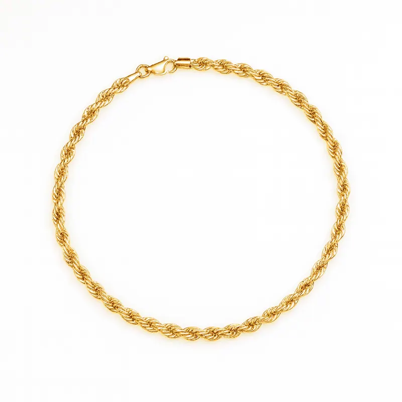 Pulseira Cordão, joia em ouro 18k