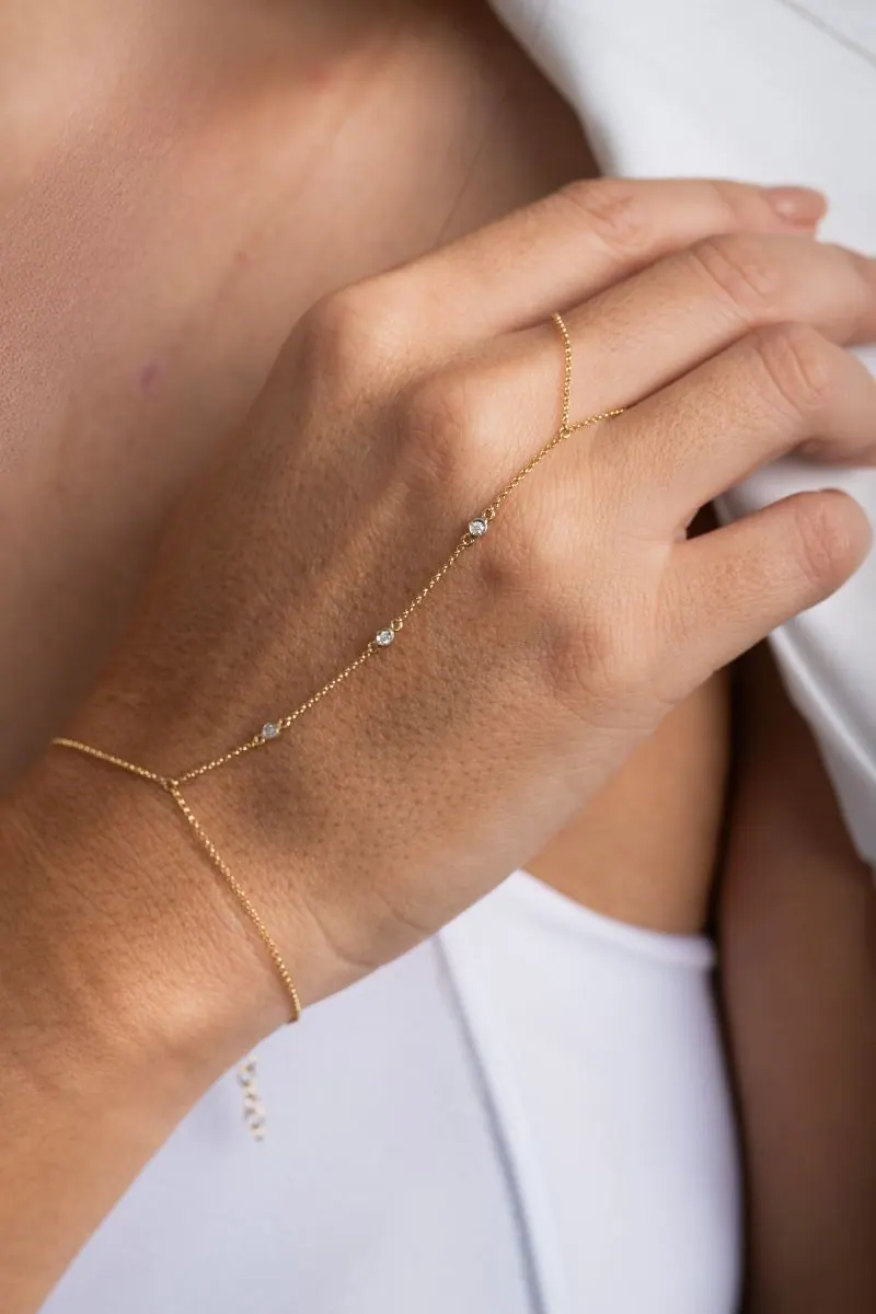 Pulseira Celina, joia em ouro 18k