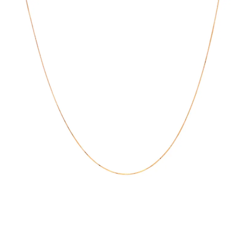 Corrente Veneziana 45cm, joia em ouro 18k
